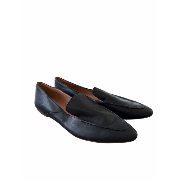 Madewell Ian Skimmer Slip On Loafer in Black Size 8.5 Francis Leather - Picture 2 of 8